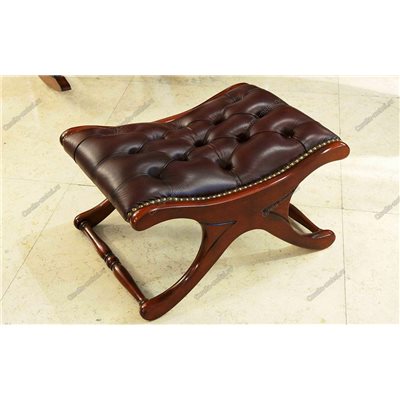 Пуфик в коже