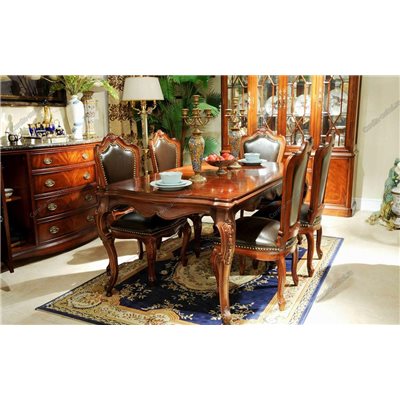 Стул классический в коже