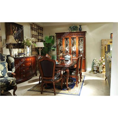 Стул классический в коже