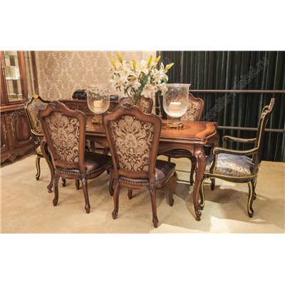 Стул классический в коже