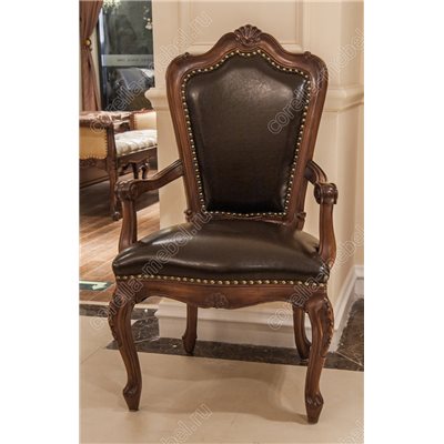 Кресло стул для гостиной в коже