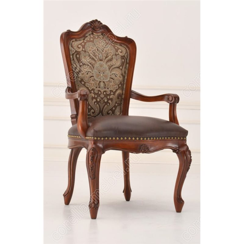 Кресло стул для гостиной в коже