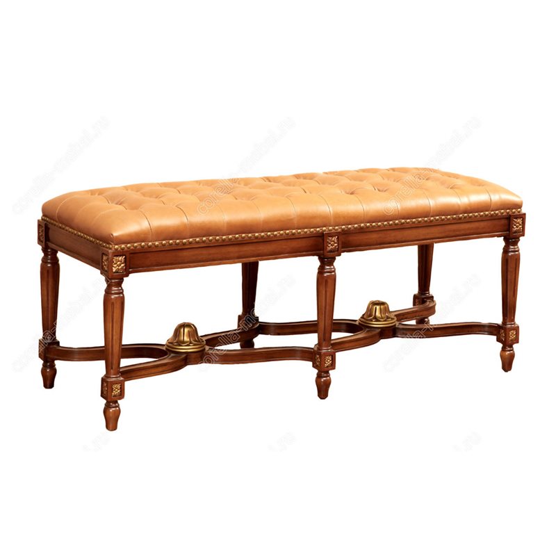 Банкетка в прихожую в коже