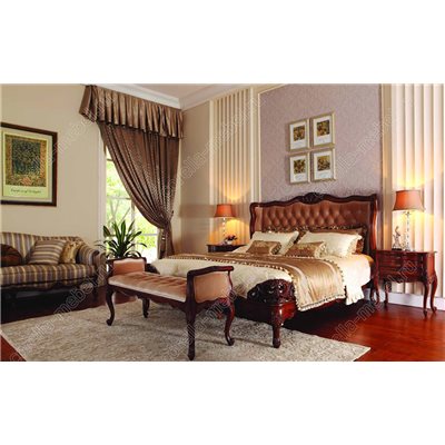 Классическая кровать в ткани (матрац 2 х 1,8)