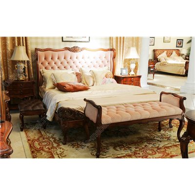 Классическая кровать в ткани (матрац 2 х 1,8)