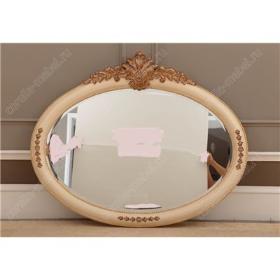 Зеркало настенное белое