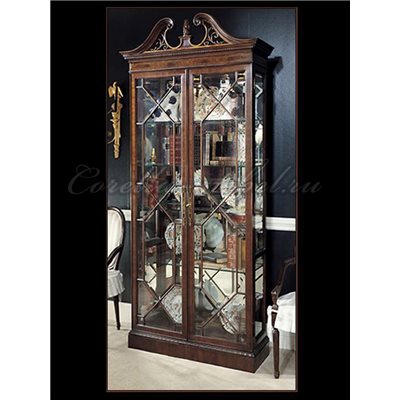 Шкаф витрина для посуды 2-х дв.