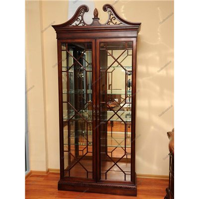 Шкаф витрина для посуды 2-х дв.