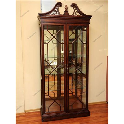 Шкаф витрина для посуды 2-х дв.