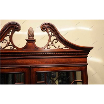 Шкаф витрина для посуды 2-х дв.