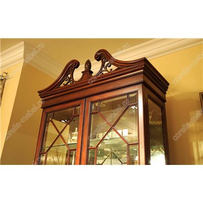 Шкаф витрина для посуды 2-х дв.