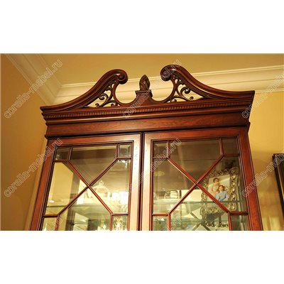 Шкаф витрина для посуды 2-х дв.