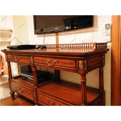 Тумба под телевизор из дерева высокая