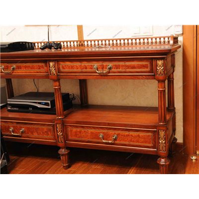 Тумба под телевизор из дерева высокая