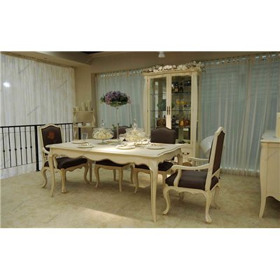 Стол обеденный прованс раскладной 180-240