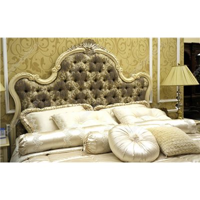 Классическая кровать в ткани (матрац 2.0*1.8)