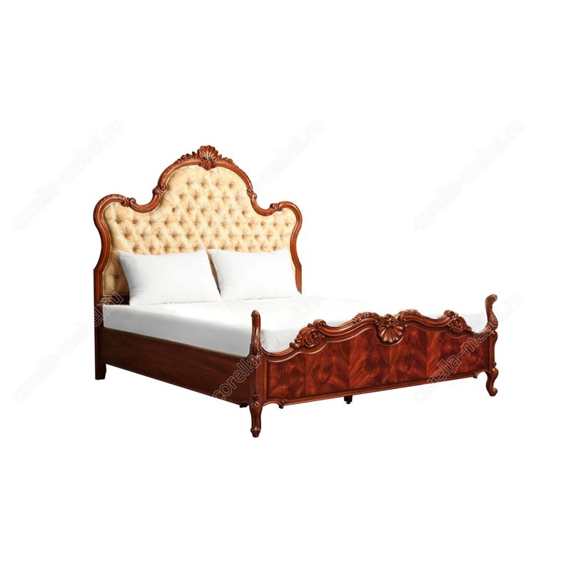 Классическая кровать в ткани (матрац 2.0*1.8)