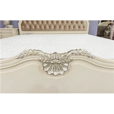 Классическая кровать в ткани (матрац 2.0*1.8)