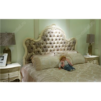 Классическая кровать в ткани (матрац 2.0*1.5)