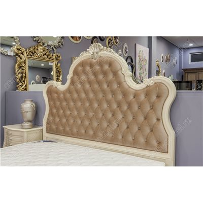 Классическая кровать в ткани (матрац 2.0*1.5)