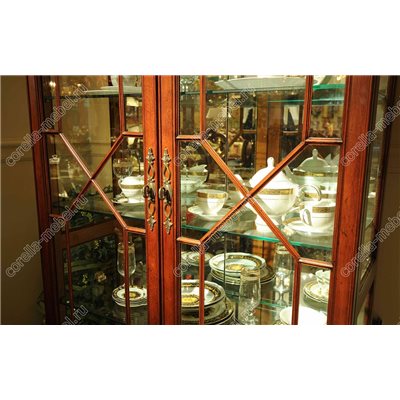 Шкаф витрина угловая 2-х дв.