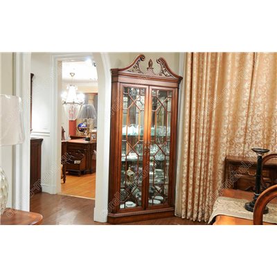 Шкаф витрина угловая 2-х дв.