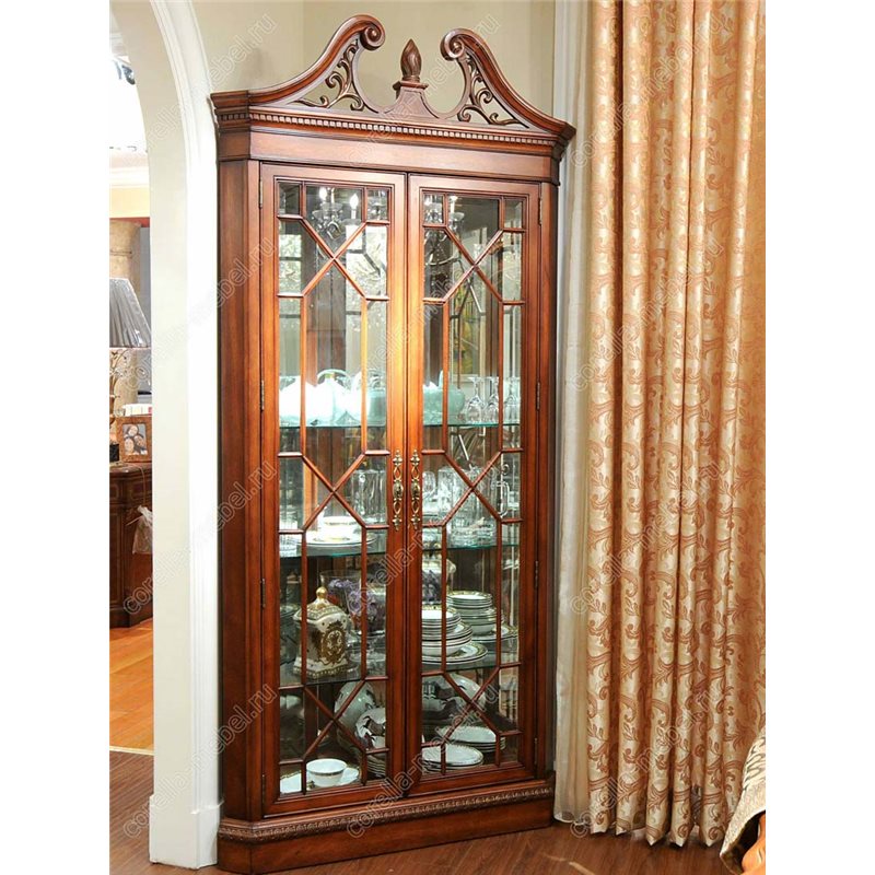 Шкаф витрина угловая 2-х дв.