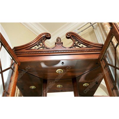 Шкаф витрина угловая 2-х дв.