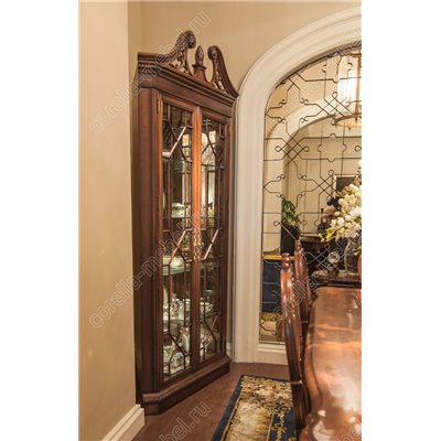 Шкаф витрина угловая 2-х дв.