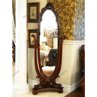 Зеркало напольное деревянное